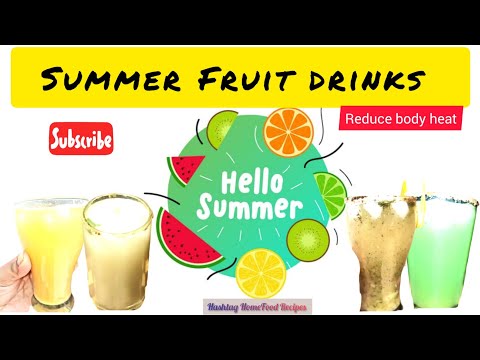 Easy Summer Fruit drinks | Summer Drink must try | Hashtag HomeFood Recipes #summerdrink #viral