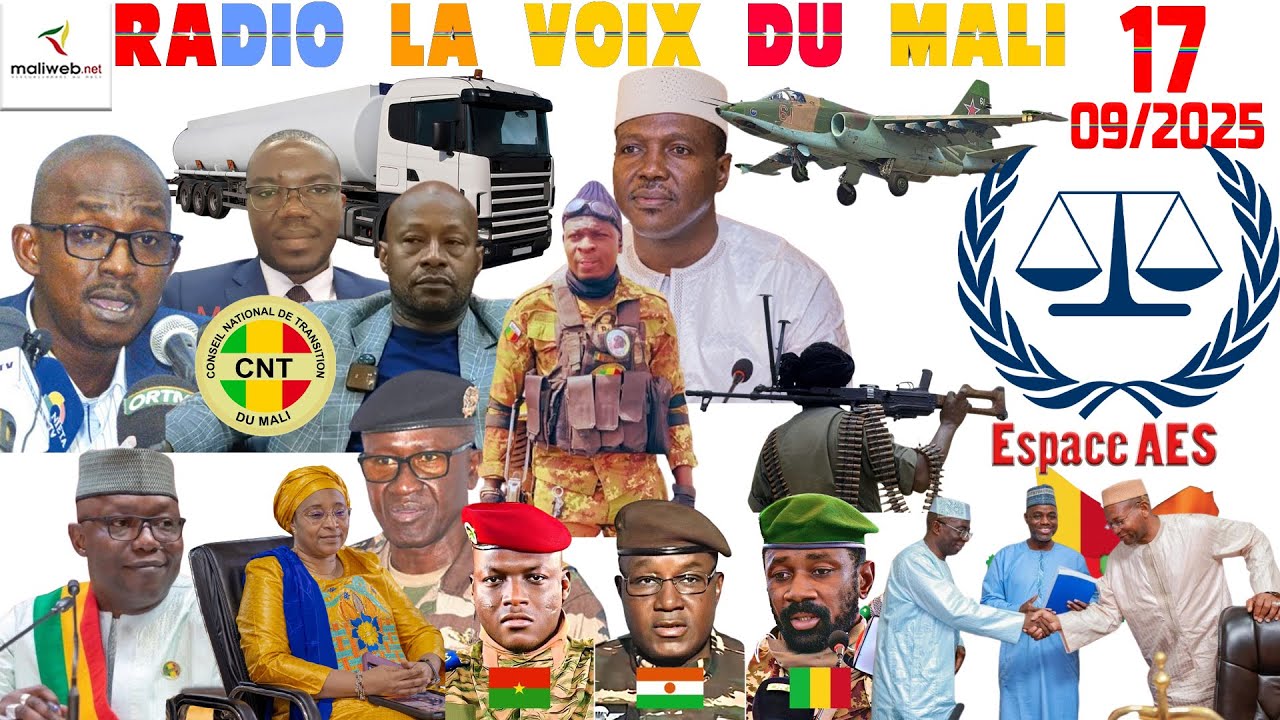 La Revue de Presse de la RADIO LA VOIX DU MALI du 17 Septembre 2025