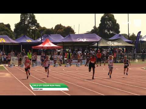 Boys U10 100m Heat 1 - 2019 State Track and Field Championships // LAVicTV