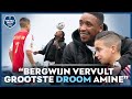 ❤️? Steven Bergwijn en Ajax verrassen jonge fan Amine met speciale dag! ? | Voetbal Geeft