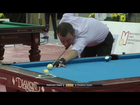 Matikainen Casper (FIN) - (RUS) Chinakhov Ruslan Kremlin Cup 10-ball 2019