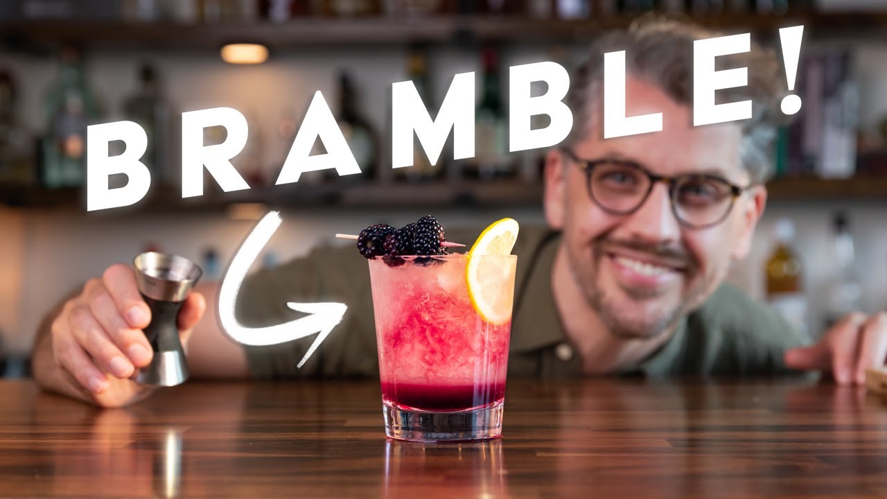 How to make the Bramble - an easy gin drink!