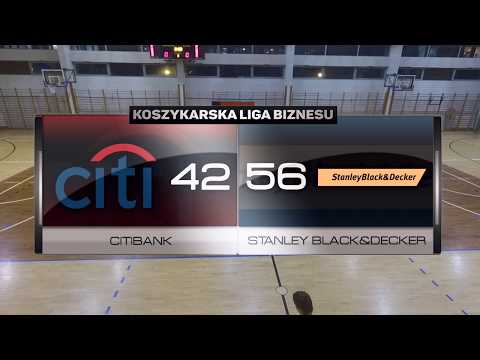 Citibank vs Stanley Black&Decker - XVIII kolejka - I Liga Warszawa - Koszykarska Liga Biznesu