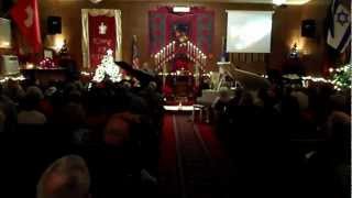 Christmas Medley with Piano Trio of father and sons.