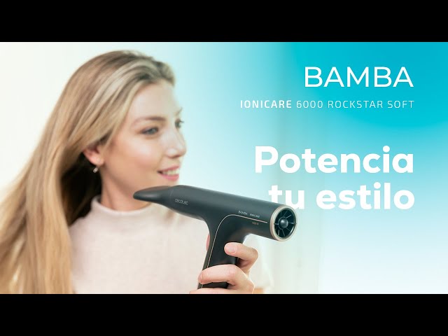 Asciugacapelli Cecotec IoniCare 6000 Rockstar Soft Motore Digitale 1200W Ionico video