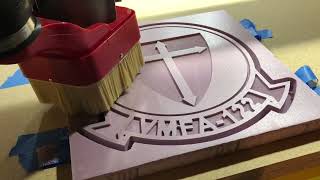 Testing 1/4” Downcut Endmill on Pink EPS Foam Board