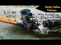 Crash Remakes Sticky Toffe Thomas Thomas Bumps Into Siding Buffers