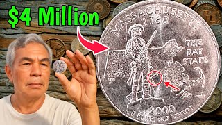 This 2000 Massachusetts Quarter is Worth $4 Million! 💰 | Rare Coin You Must Check! #oldcoins