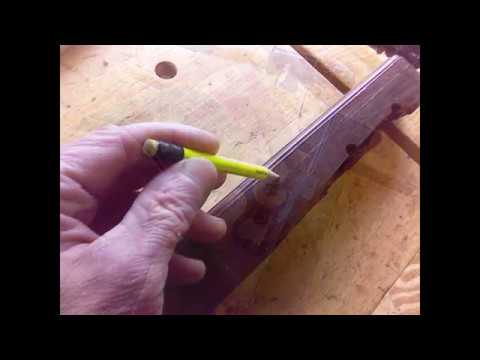 "Slide Show" (antique card table repair)