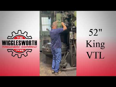 1955 KING 52 BORING MILLS, VERT. (Including Vert. Turret Lathes) | TR Wigglesworth Machinery Co. (1)