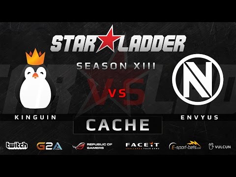 Team Kinguin vs EnVyUs - Map 2 - Cache (StarSeries XIII)