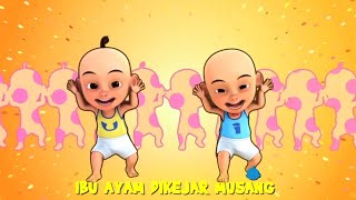 Download lagu Upin Ipin dan Anak Ayam Dikejar Musang 🐥😱 Lagu Anak Lucu & Seru! | Upin Ipin Funny Kids Song mp3