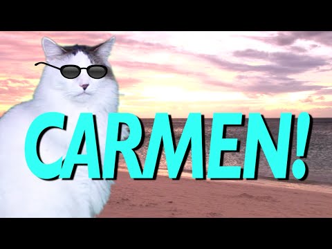 HAPPY BIRTHDAY CARMEN! - EPIC CAT Happy Birthday Song