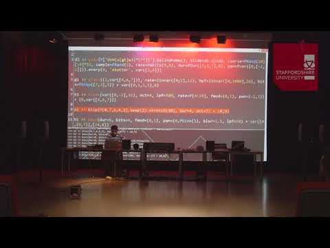 Noisefloor 2017: Ryan Kirkbride – Control and Return: A Live Coding Improvisation