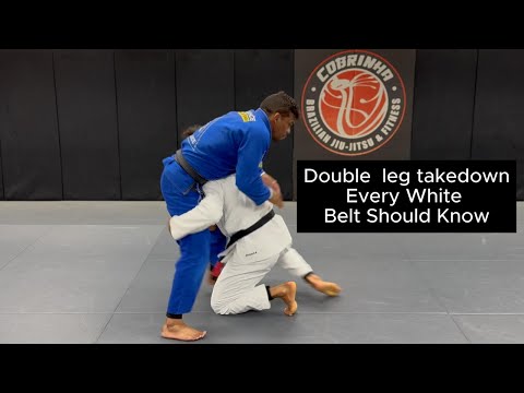 Double Leg Takedown Every White Belt Should Know | Cobrinha BJJ