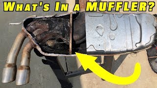 What is Inside A Car's Muffler and Catalytic Converter
