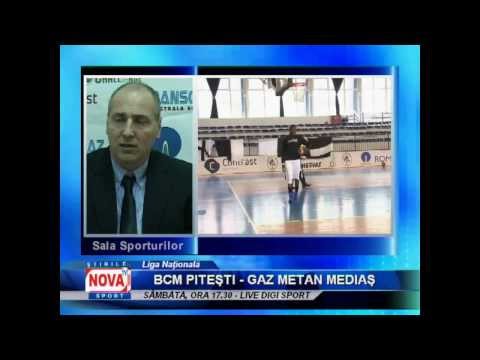 Marcel Ţenter despre BCM Piteşti Vs Gaz Metan - NovaTv Media