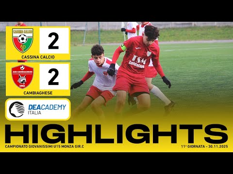 Cassina Calcio - Cambiaghese 2-2 | Gol & Highlights | Giovanissimi U15 2011 2025/26