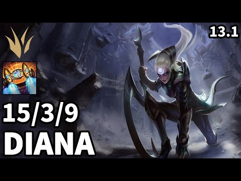 Diana Jungle vs Sejuani - KR Grandmaster | Patch 13.1