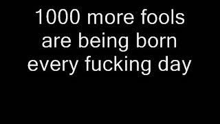 Bad Religion 1000 More Fools Lyrics Video