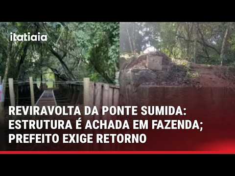 PONTE DE 20 METROS SERÁ RECOLOCADA? PREFEITO DE PRADOS SE POSICIONA SOBRE SITUAÇÃO
