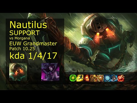 Nautilus Support & Caitlyn vs Morgana & Jhin - EUW Grandmaster 1/4/17 Patch 10.25 Gameplay