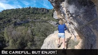 preview picture of video 'Rock Climbing in Rodellar 2014'