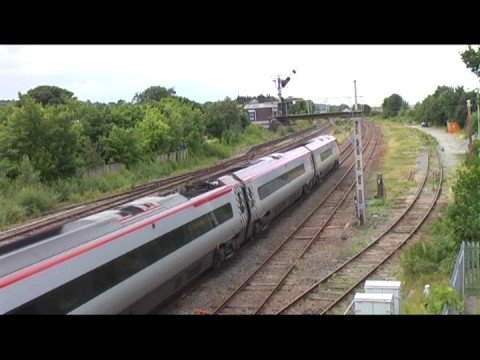 57315 and 390046 on 1K41, 14:15, Holyhead - Crewe