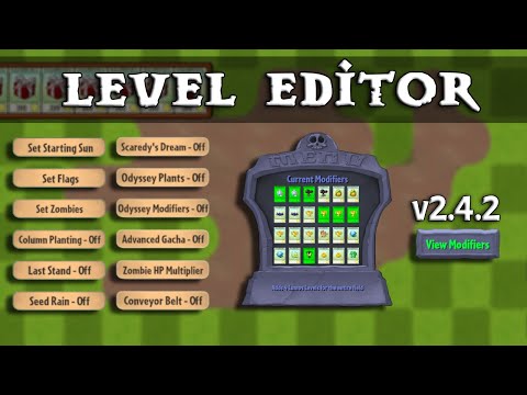 Level Editor 2.4.2 - Full Explanation | Plants vs Zombies Fusion