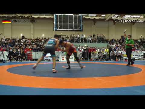RINGEN DM 21 A-Jugend Freistil - FINALE 71kg Marat Kardanov vs. Burak Emin Salviz