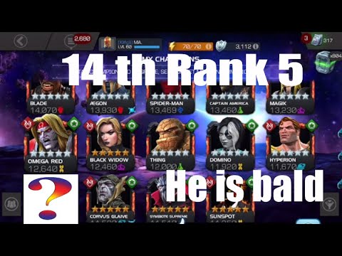 Guess My 14th Rank 5 - Marvel Contest of Champions