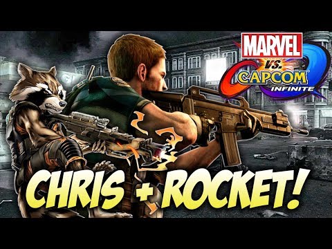 RACCOON... CITY? CHRIS - ROCKET RACCOON - THANOS - HAGGAR - MARVEL VS CAPCOM INFINITE MATCHES