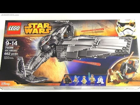 Vidéo LEGO Star Wars 75096 : Le vaisseau Infiltrator Sith de Dark Maul