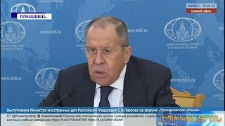 «Ռուսաստանի մեղքը չէ, որ Ղարաբաղի պատերազմը ձգվել է ավելին, քան կարող էր». Լավրով