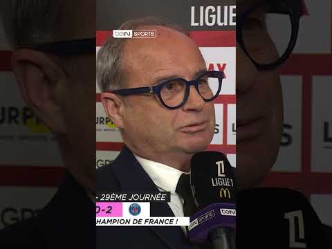 👀 Luis Campos se livre sur le mercato du #PSG, en pause jusqu'à la finale de la Ligue des Champions