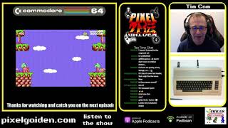 Pixel Gaiden | Tea Tim with Tim | C64 games from 90's | T.R.A.P Demo