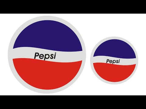 Easy and Simple way to create this Pepsi Logo Design in Corel Draw 12 in Hindi
