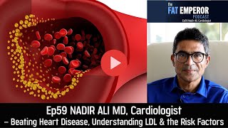 Ep 60 Nadir Ali MD Cardiologist Beating Heart Disease thru Understanding LDL and the Risk Factors