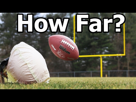 An Airbag Can Launch a Football How FAR?!