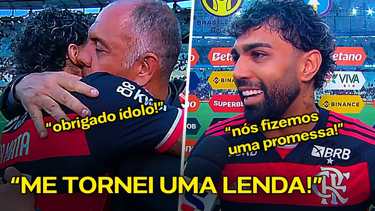 GABIGOL FAZ PROMESSA COM BRAZ E SE TORNA IMORTAL PELO FLAMENGO!