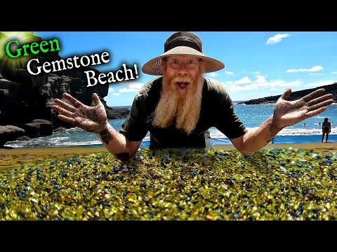 Why Are There 96,000,000 Green Gem Stones On This Beach!