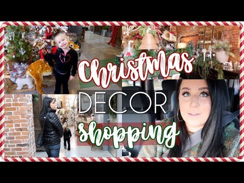 CHRISTMAS DECOR SHOPPING | Vlogmas Day #9