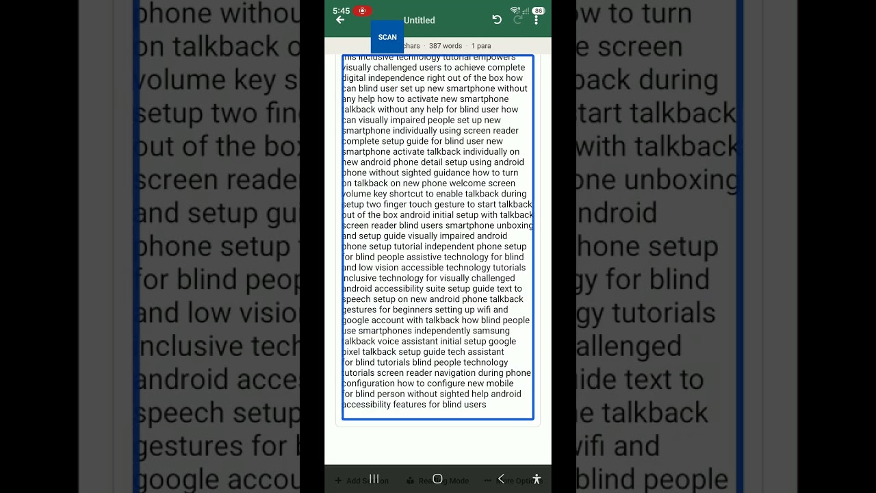New Android Phone Setup For Blind And Factory Data Reset Guide Using TalkBack Accessibility Tech🔥🔥🔥
