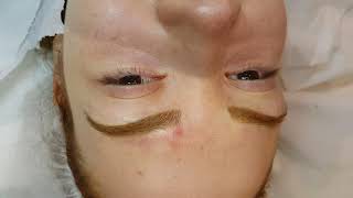 Auburn Redhead Eyebrows 3D Microblading by El Truchan @ Perfect Definition