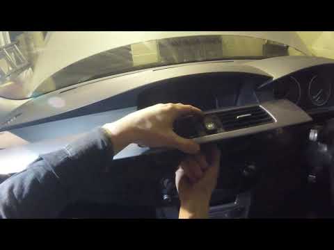 How to remove Climate Control Unit BMW 5 Series E60 E61