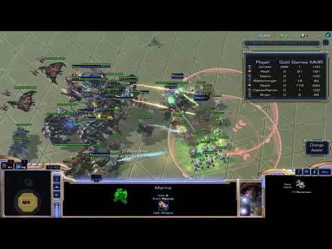 StarCraft II Arcade Battle Poker custom gameplay 1