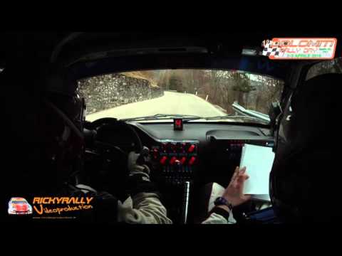 CAMERA CAR FRIGATO   BARISON 1° DOLOMITI RALLYDAY 2016 P S 4 SASSO BIANCO