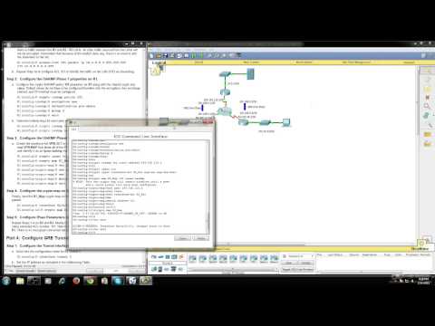 Cisco Packet Tracer 7.3.2.8 Configuring GRE Over IPsec