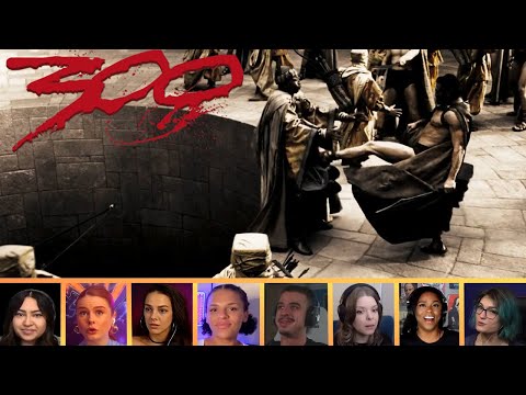 Reactors Reacting to KING LEONIDAS "THIS IS SPARTA!" | 300 (2006)
