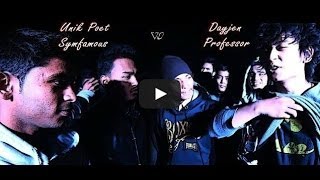 SickJam [Dayjen and Professor] Vs Underdogs [Unik Poet and Symfamous] - Raw Barz (RAP BATTLE)